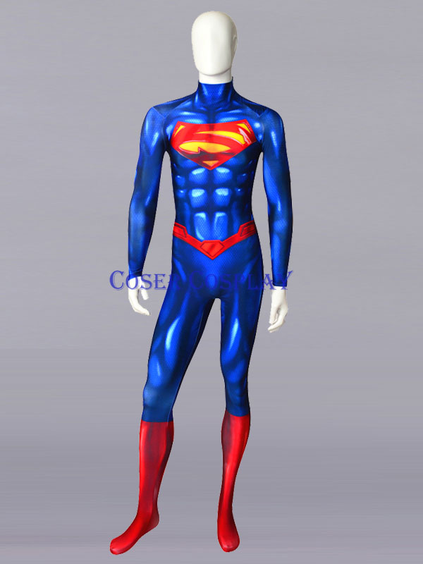 2019 New 52 Superman Cosplay Costume Halloween For Men 0806